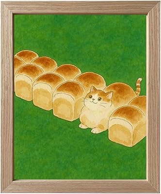 吐司猫厨房装饰画