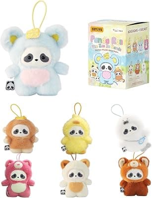 52TOYS 熊猫团子动物园毛绒挂件盲盒